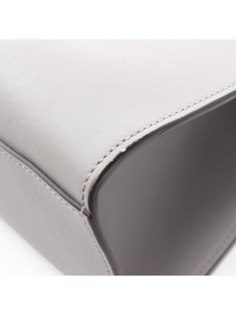 Gucci Tote GG Ribbon Gray Leather - Picture 8 of 9